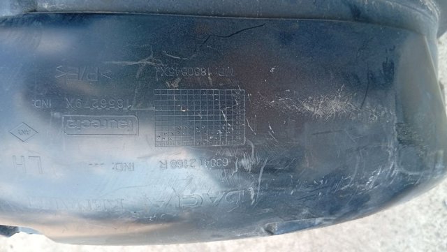 RENAULT 638412168R Подкрылок крыла переднего левый в наличии Киев