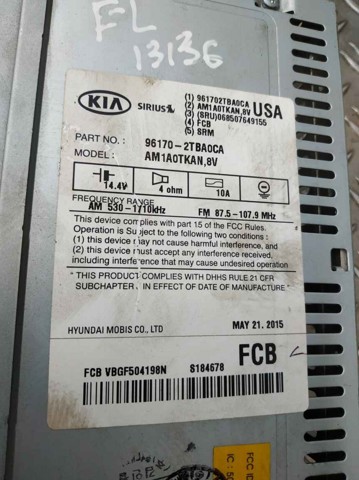 HYUNDAI 961702TBA0CA в наличии Павлоград