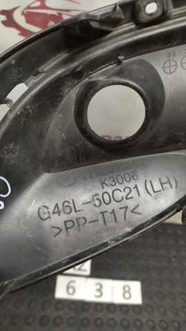 MAZDA G46L50C21 Заглушка (решетка) противотуманных фар бампера переднего левая в наличии Чернигов