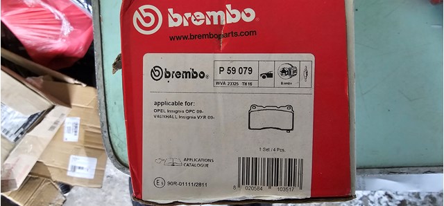 BREMBO P59079 Передние тормозные колодки в наличии Одесса