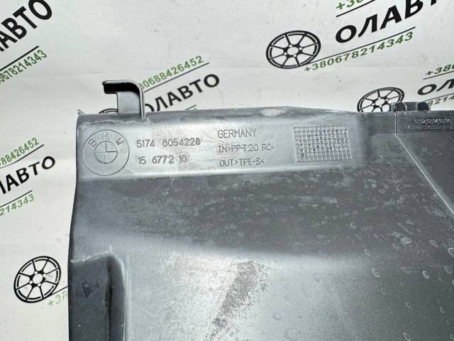 Воздуховод/дефлектор радиатора, нижний 51748054228 BMW