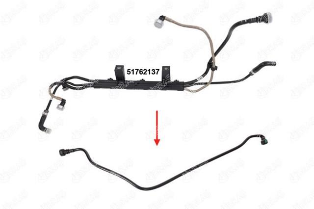 Трубка топливная, от фильтра к насосу 51861080 Fiat/Alfa/Lancia