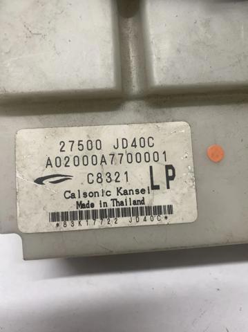 Блок управления режимов отопления 27500JD40C NISSAN