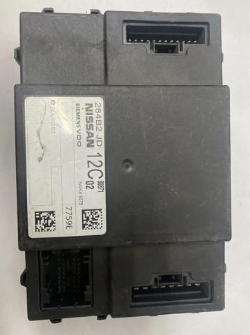 Блок управления систем комфорта 284B2JD12C NISSAN