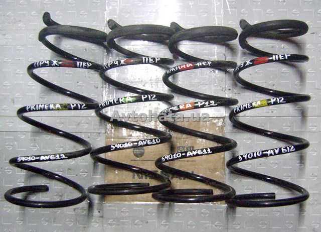 Пружина передней подвески 54010AV612 NISSAN