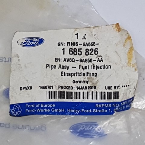 1685826 FORD Трубка топливная форсунки 2-го цилиндра купить в Украина