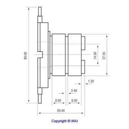 137571 CARGO Коллектор ротора генератора купить в Киев