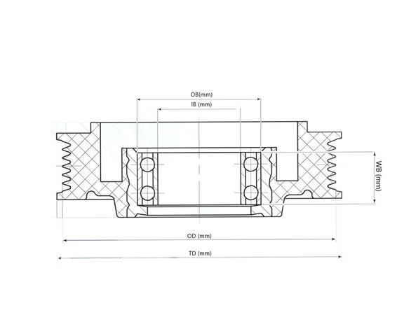CA891 Шкив компрессора кондиционера купить Кривой Рог