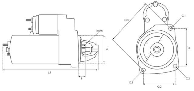 HC PARTS CS120 Стартер в наличии Одесса