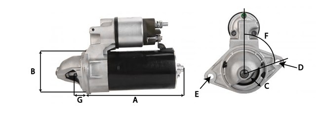 JS998 HC PARTS Стартер купить в Черкассы