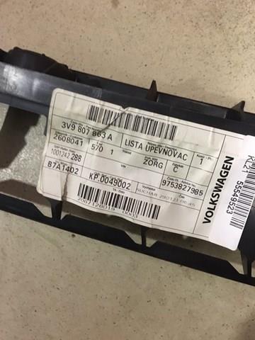 3V9807863A VAG Кронштейн бампера заднего центральный купить в Ужгород