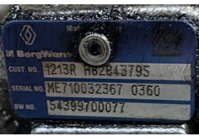 RENAULT 144105751R Турбина в наличии Николаев