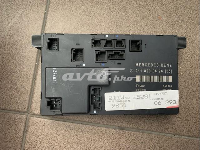 Блок управления комфортом A2118200626 MERCEDES