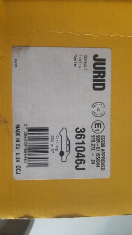 Барабанные тормозные колодки 361046J BENDIX