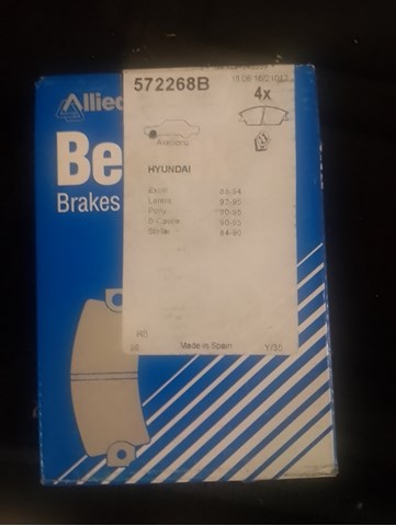 Колодки 572268 BENDIX