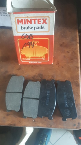 Колодки передние MDB1186 MINTEX