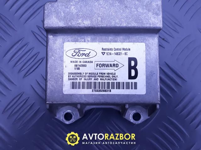 1C1A14B321BC FORD Модуль-процессор управления подушкой безопасности (ЭБУ AIRBAG) купить в Каменское