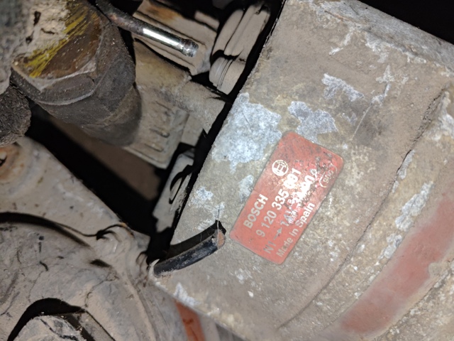 Автомобильный генератор 9120335001 NISSAN