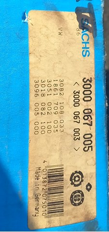 SACHS 3000067005 Сцепление в наличии Одесса
