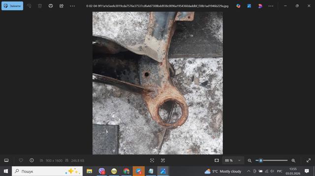 Балка задней подвески, подрамник 554002B100 HYUNDAI