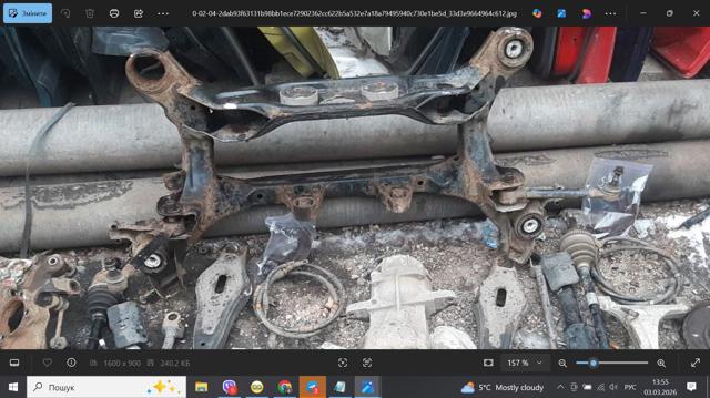 554002B100 HYUNDAI Подрамник задний купить в Днепр