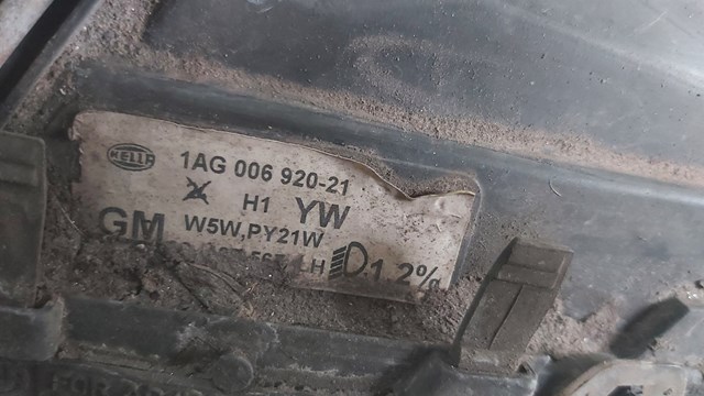 Блок фара левая 90487567 GM