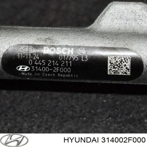 Рампа форсунок системы впрыска топлива 314002F000 HYUNDAI