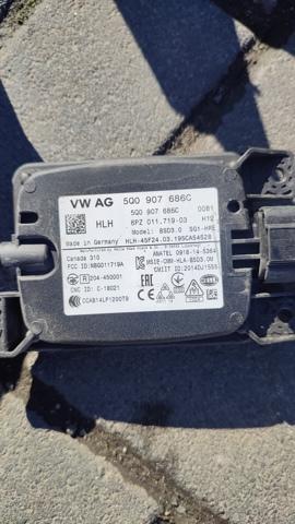 Датчик контроля мертвой зоны, задний 5Q0907686C VAG