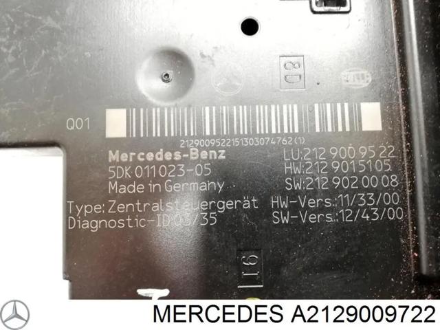 Блок управления сигналами SAM A2129009722 MERCEDES