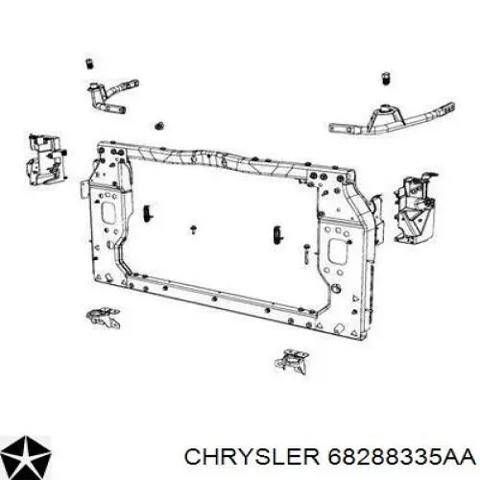 Рамка радиатора левая 68288335AA CHRYSLER