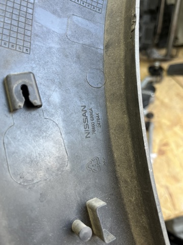 788606RR0A NISSAN Расширитель (накладка) арки заднего крыла правый купить в Днепр