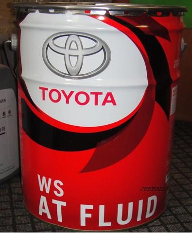 Масло трансмиссионное Toyota ATF WS Синтетическое 20 л 0888602303