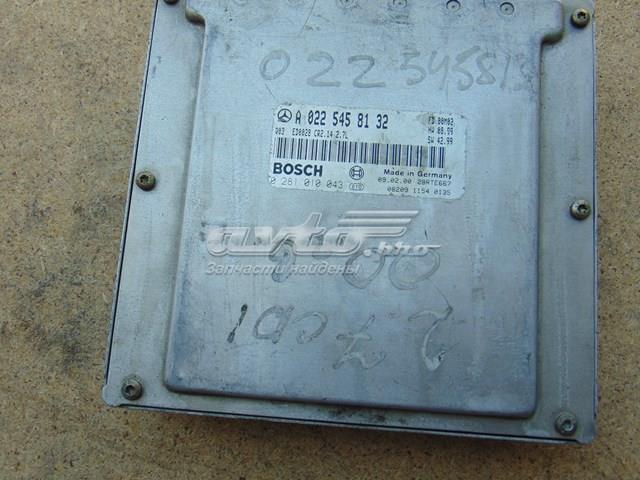 Электронный блок управления двигателем A0225458132 MERCEDES