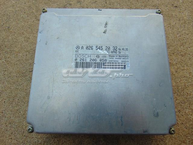 Компьютер двигателя A0265452032 MERCEDES
