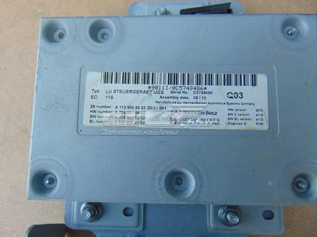 Блок управления мультимедийный A1729009302 MERCEDES