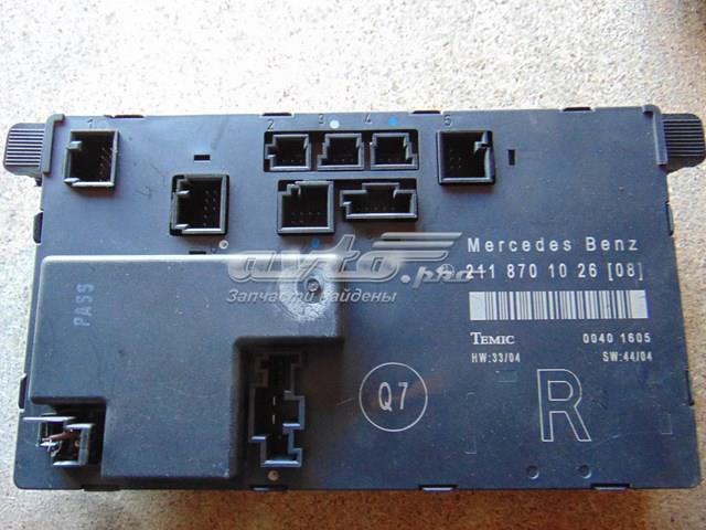 Блок управления систем комфорта A2118701026 MERCEDES