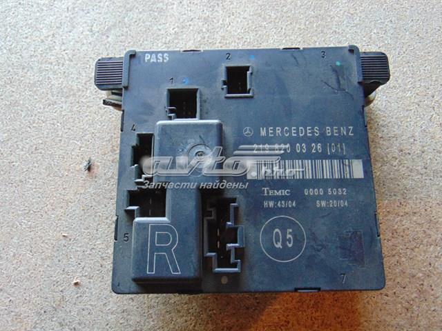 Блок управления комфортом A2198200326 MERCEDES