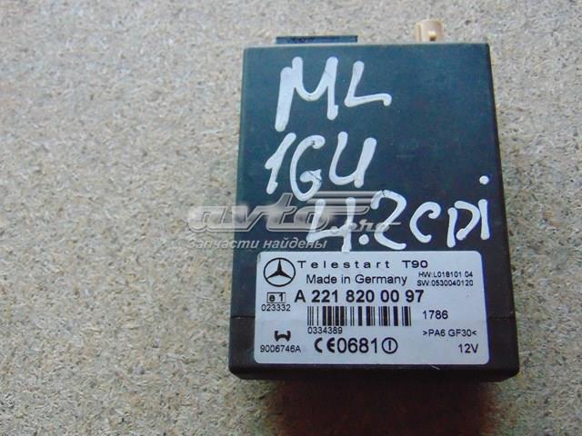 Модуль управления (эбу) автоновного отопителя A2218200097 MERCEDES