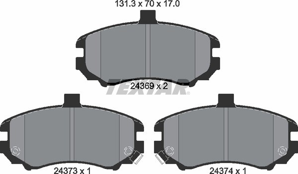 REMSA 119402 Колодки тормозные передние дисковые в наличии Днепр