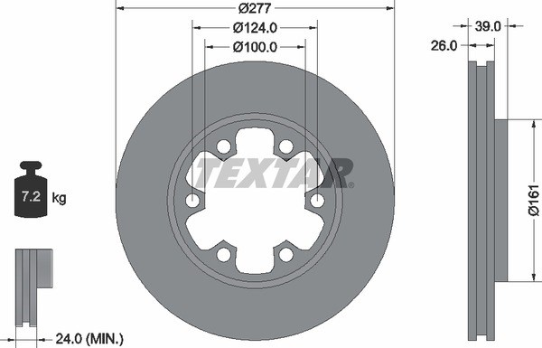 REMSA 646610 Диск тормозной передний в наличии Ирпень