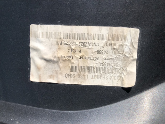 2238857101 MERCEDES Спойлер заднего бампера купить в Черкассы