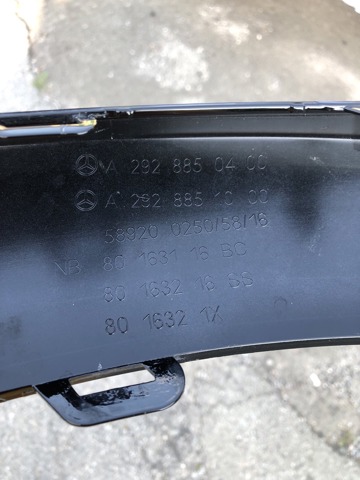 2928850400 MERCEDES Накладка бампера переднего правая купить в Ровно