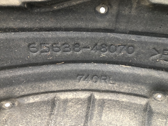 TOYOTA 6563848070 Подкрылок крыла заднего левый в наличии Ирпень