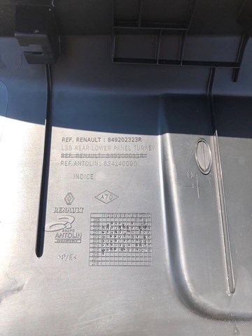 RENAULT 849202323R Облицовка задней панели багажника в наличии Сумы