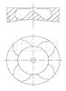 Поршень в комплекте на 1 цилиндр, 3-й ремонт (+0,60) 0100401 MAHLE