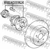 Ступица задняя левая 0182ACV51RLH FEBEST