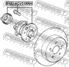 Ступица задняя правая 0182ACV51RRH FEBEST