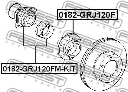 FEBEST 0182GRJ120F Передняя ступица в наличии Полтава