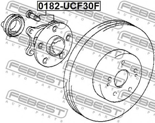 Ступица (передняя) 0182UCF30F FEBEST