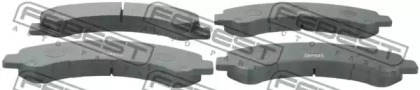 Комплект тормозных колодок 0201-W41F